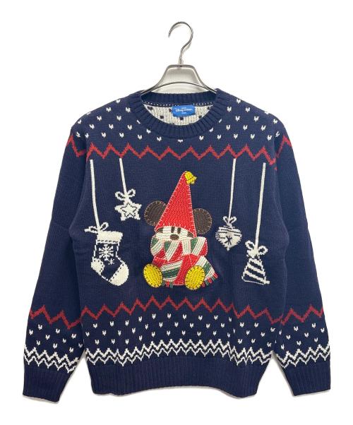 Disney RESORT（ディズニーリゾート）Disney RESORT (ディズニーリゾート) セーター / 40周年 クリスマス リルリンリン ネイビー サイズ:MLサイズの古着・服飾アイテム