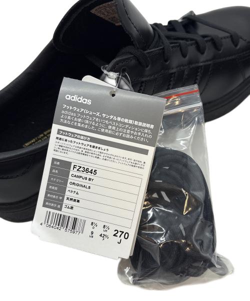 adidas（アディダス）adidas (アディダス) BEAUTY&YOUTH (ビューティーアンドユース) スニーカー / CAMPUS(キャンパス) ブラック×ゴールド サイズ:US 9の古着・服飾アイテム