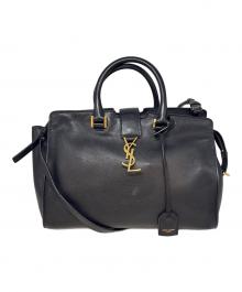 Saint Laurent Paris（サンローランパリ）の古着「2WAYショルダーバッグ ベイビーカバス」｜ブラック