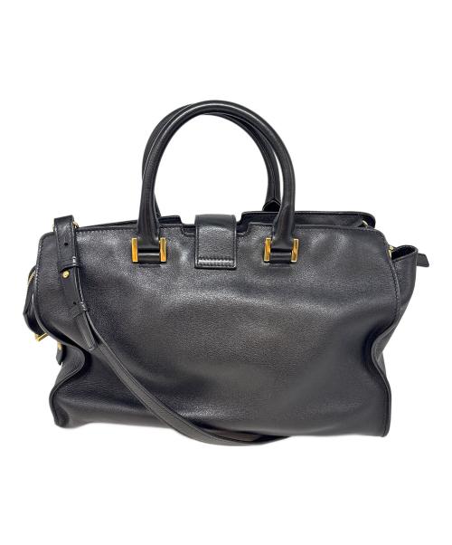 Saint Laurent Paris（サンローランパリ）Saint Laurent Paris (サンローランパリ) 2WAYショルダーバッグ ベイビーカバス ブラックの古着・服飾アイテム