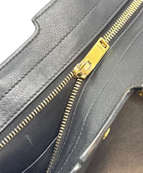 Saint Laurent Paris（サンローランパリ）Saint Laurent Paris (サンローランパリ) 2WAYショルダーバッグ ベイビーカバス ブラックの古着・服飾アイテム