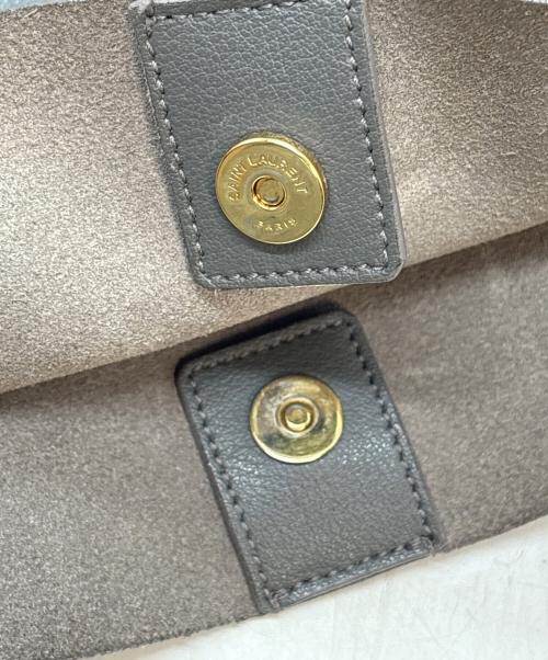 Saint Laurent Paris（サンローランパリ）Saint Laurent Paris (サンローランパリ) ショッピングバッグ グレーの古着・服飾アイテム