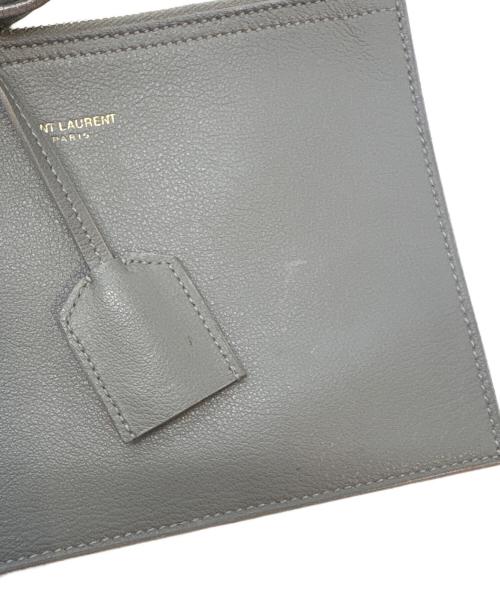 Saint Laurent Paris（サンローランパリ）Saint Laurent Paris (サンローランパリ) ショッピングバッグ グレーの古着・服飾アイテム