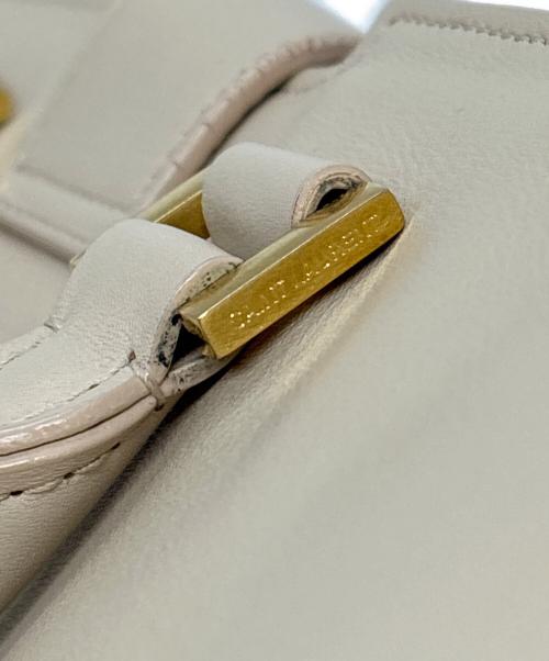 Saint Laurent Paris（サンローランパリ）Saint Laurent Paris (サンローランパリ) プチカバス Yライン アイボリーの古着・服飾アイテム