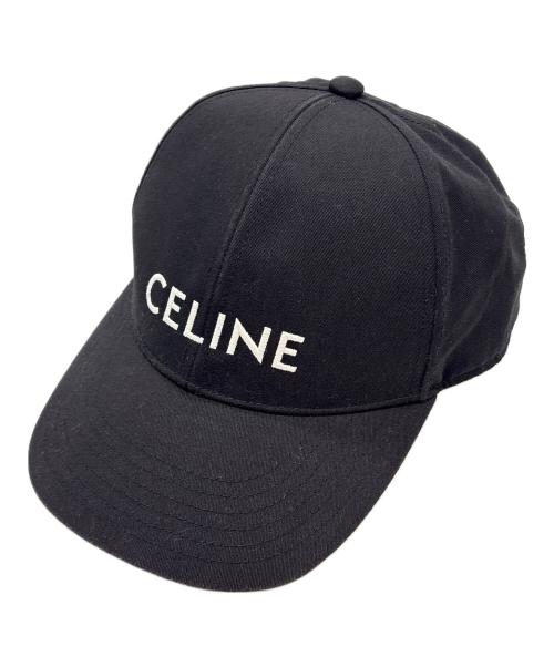 CELINE（セリーヌ）CELINE (セリーヌ) ベースボールキャップ ブラックの古着・服飾アイテム