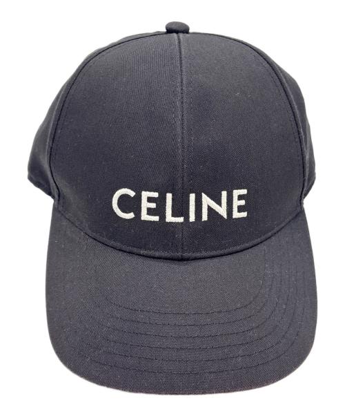 CELINE（セリーヌ）CELINE (セリーヌ) ベースボールキャップ ブラックの古着・服飾アイテム