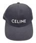 CELINE (セリーヌ) ベースボールキャップ ブラック：27000円