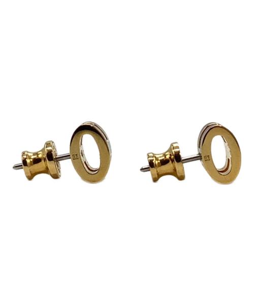 HERMES（エルメス）HERMES (エルメス) ピアス/ミニポップアッシュ ブラック×ゴールドの古着・服飾アイテム