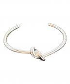 CELINEセリーヌ）の古着「ノットエクストラシンブレスレット」