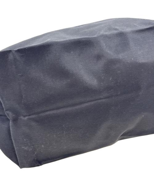 LONGCHAMP（ロンシャン）LONGCHAMP (ロンシャン) 折りたたみバッグ ブラック×ブラウンの古着・服飾アイテム