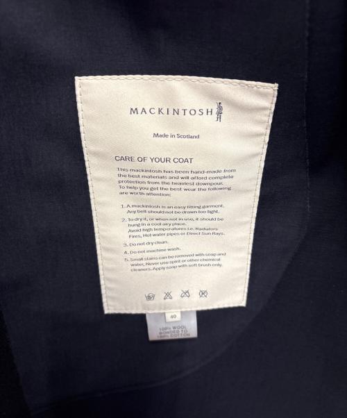 MACKINTOSH（マッキントッシュ）MACKINTOSH (マッキントッシュ) ゴム引きコート ブラック サイズ:40の古着・服飾アイテム