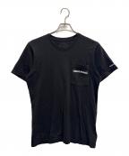 CHROME HEARTSクロムハーツ）の古着「スクロールラベルTシャツ」｜ブラック