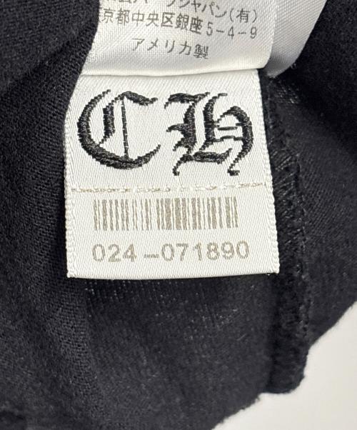 CHROME HEARTS（クロムハーツ）CHROME HEARTS (クロムハーツ) スクロールラベルTシャツ ブラック サイズ:Sの古着・服飾アイテム