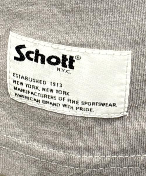 Schott（ショット）schott (ショット) プリントTシャツ グレー サイズ:XXLの古着・服飾アイテム