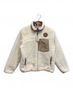 DISNEYディズニー）の古着「リバーシブルボアジャケット」｜ホワイト