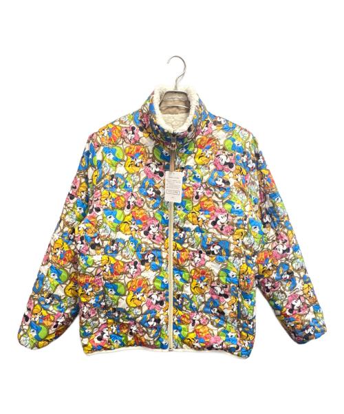 DISNEY（ディズニー）DISNEY (ディズニー) リバーシブルボアジャケット ホワイト サイズ:Lの古着・服飾アイテム