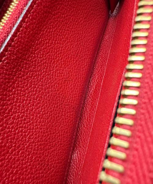 LOUIS VUITTON（ルイ ヴィトン）LOUIS VUITTON (ルイ ヴィトン) 長財布 / モノグラム・アンプラント 	ポルトフォイユ・クレマンス レッドの古着・服飾アイテム