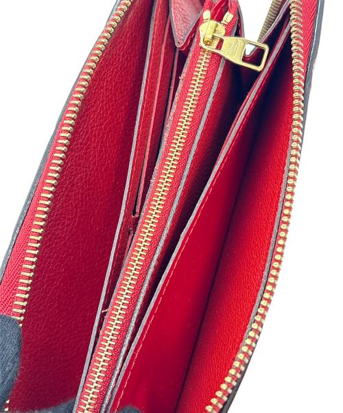 LOUIS VUITTON（ルイ ヴィトン）LOUIS VUITTON (ルイ ヴィトン) 長財布 / モノグラム・アンプラント 	ポルトフォイユ・クレマンス レッドの古着・服飾アイテム