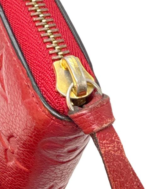 LOUIS VUITTON（ルイ ヴィトン）LOUIS VUITTON (ルイ ヴィトン) 長財布 / モノグラム・アンプラント 	ポルトフォイユ・クレマンス レッドの古着・服飾アイテム