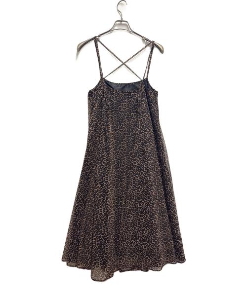 perna（ペルナ）perna (ペルナ) ノースリーブ・キャミソールワンピース ベージュ サイズ:FREEの古着・服飾アイテム