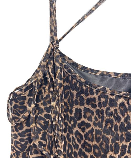 perna（ペルナ）perna (ペルナ) ノースリーブ・キャミソールワンピース ベージュ サイズ:FREEの古着・服飾アイテム