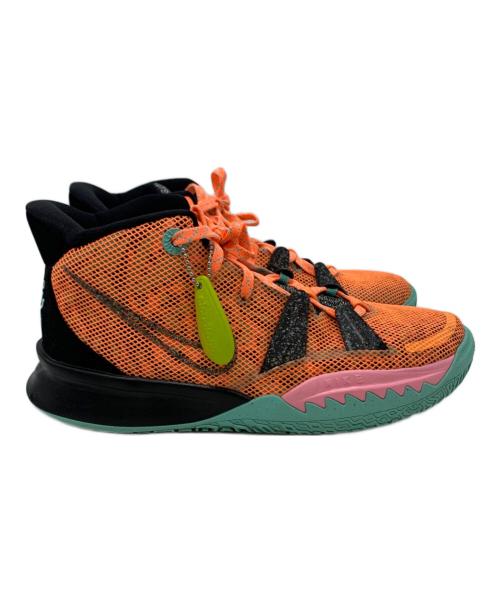 NIKE（ナイキ）NIKE (ナイキ) GS KYRIE 7 ASW オレンジ×ブラック サイズ:23.5cmの古着・服飾アイテム