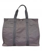 HERMESエルメス）の古着「トートバッグ / エールラインTGM」｜グレー