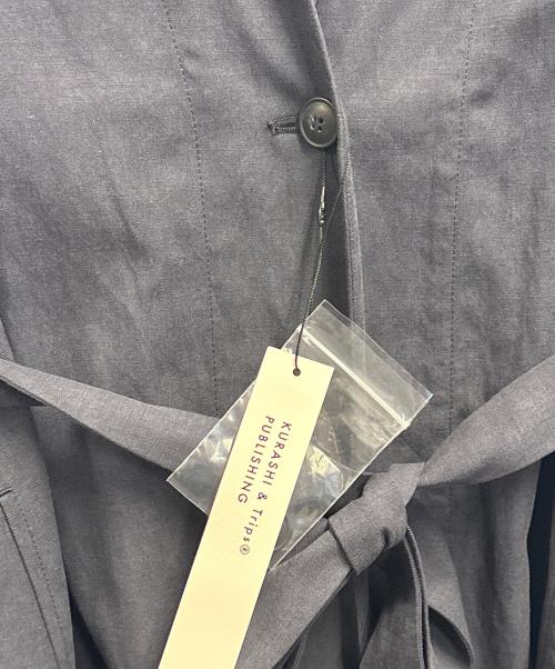 kurashi&trips publishing（クラシアンドトリップス パブリッシング）kurashi&trips publishing (クラシアンドトリップス パブリッシング) アトリエコート ネイビー サイズ:サイズ表記無しの古着・服飾アイテム