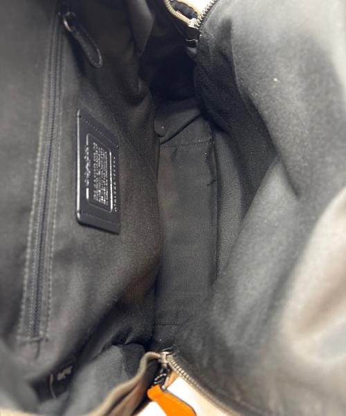 COACH（コーチ）COACH (コーチ) リュック ネイビー×ブラウンの古着・服飾アイテム