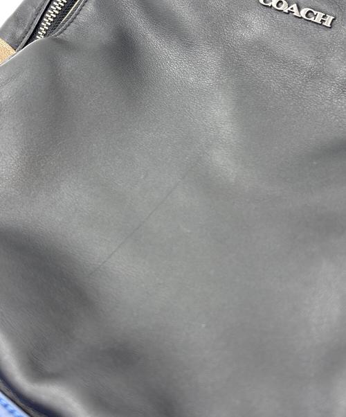 COACH（コーチ）COACH (コーチ) リュック ネイビー×ブラウンの古着・服飾アイテム
