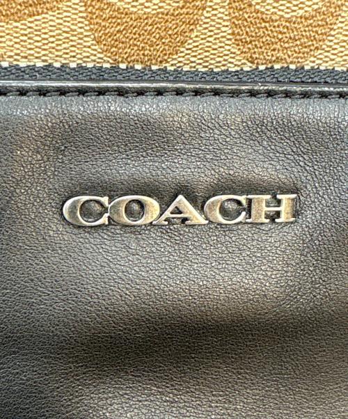 COACH（コーチ）COACH (コーチ) リュック ネイビー×ブラウンの古着・服飾アイテム