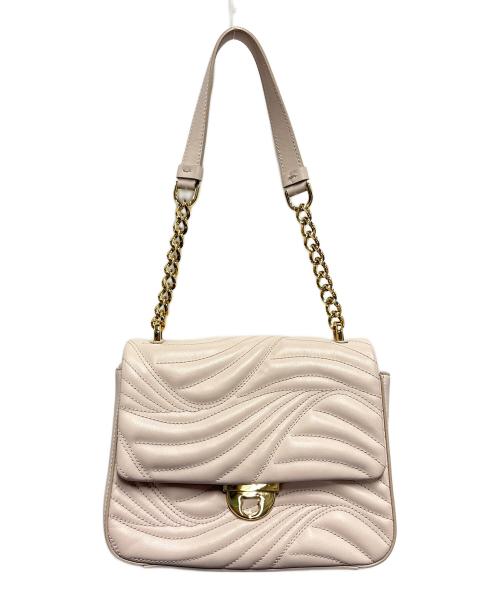 Salvatore Ferragamo（サルヴァトーレ フェラガモ）Salvatore Ferragamo (サルヴァトーレ フェラガモ) 2WAYバッグ ライトピンクの古着・服飾アイテム