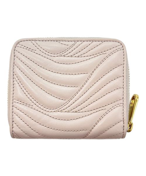 Salvatore Ferragamo（サルヴァトーレ フェラガモ）Salvatore Ferragamo (サルヴァトーレ フェラガモ) 2つ折り財布 ライトピンクの古着・服飾アイテム