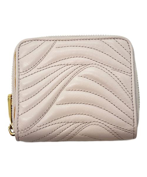 Salvatore Ferragamo（サルヴァトーレ フェラガモ）Salvatore Ferragamo (サルヴァトーレ フェラガモ) 2つ折り財布 ライトピンクの古着・服飾アイテム