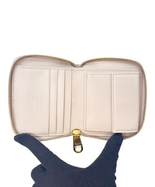 Salvatore Ferragamo（サルヴァトーレ フェラガモ）Salvatore Ferragamo (サルヴァトーレ フェラガモ) 2つ折り財布 ライトピンクの古着・服飾アイテム