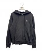 Calvin Klein Jeansカルバンクラインジーンズ）の古着「プルオーバーパーカー」｜ブラック