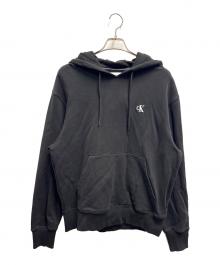 Calvin Klein Jeans（カルバンクラインジーンズ）の古着「プルオーバーパーカー」｜ブラック