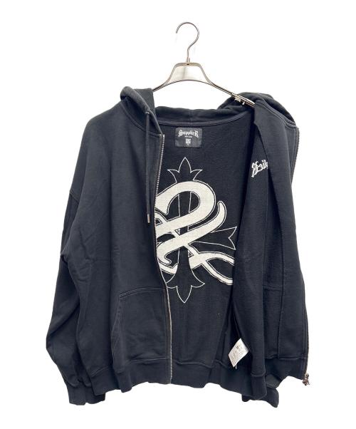 SUPPLIER（サプライヤー）SUPPLIER (サプライヤー) ジップパーカー ブラック サイズ:XLの古着・服飾アイテム