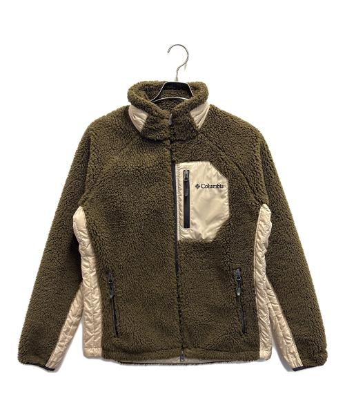 Columbia（コロンビア）Columbia (コロンビア) フリースジャケット / アーチャーリッジ ジャケット カーキ×ベージュ サイズ:Mの古着・服飾アイテム
