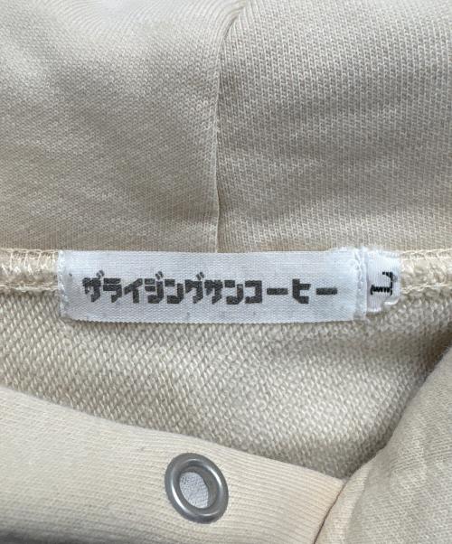 The Rising Sun Coffee（ザライジングサンコーヒー）The Rising Sun Coffee (ザライジングサンコーヒー) プルオーバーパーカー ベージュ サイズ:Lの古着・服飾アイテム