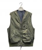 MONKEY TIMEモンキータイム）の古着「ナイロンベスト」｜カーキ