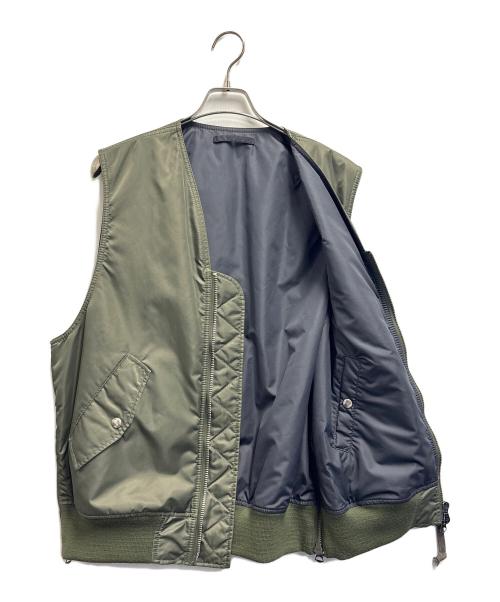 MONKEY TIME（モンキータイム）MONKEY TIME (モンキータイム) ナイロンベスト カーキ サイズ:Mの古着・服飾アイテム