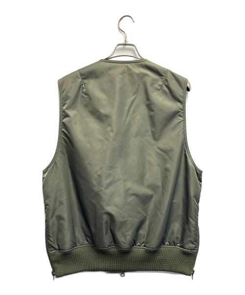MONKEY TIME（モンキータイム）MONKEY TIME (モンキータイム) ナイロンベスト カーキ サイズ:Mの古着・服飾アイテム