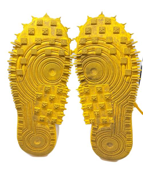 NIKE（ナイキ）NIKE (ナイキ) OFFWHITE (オフホワイト) ミッドカットスニーカー ホワイト×イエロー サイズ:US 8の古着・服飾アイテム