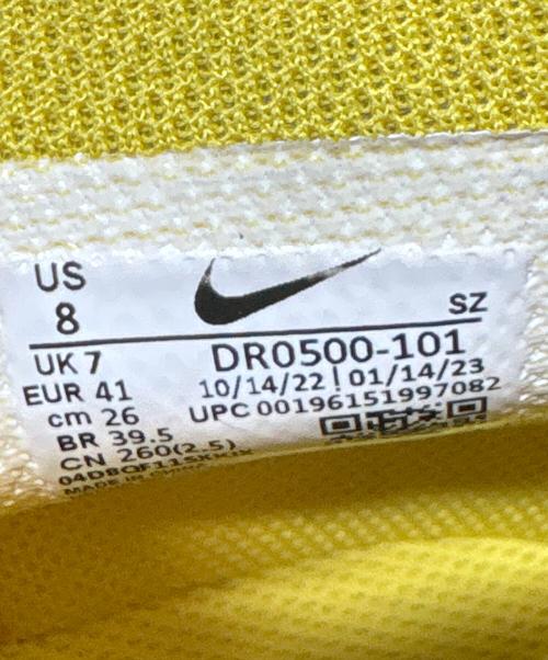 NIKE（ナイキ）NIKE (ナイキ) OFFWHITE (オフホワイト) ミッドカットスニーカー ホワイト×イエロー サイズ:US 8の古着・服飾アイテム