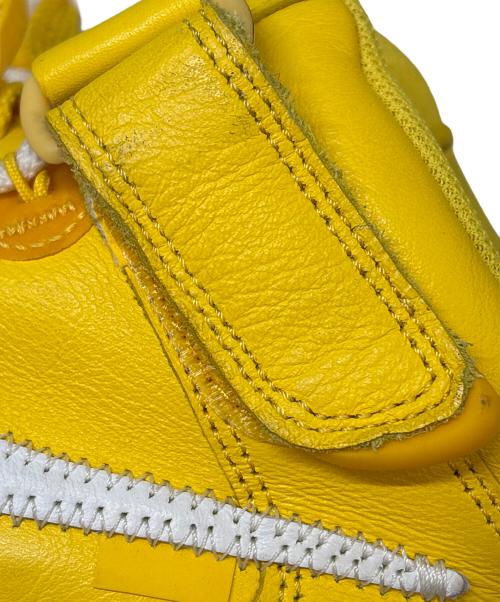 NIKE（ナイキ）NIKE (ナイキ) OFFWHITE (オフホワイト) ミッドカットスニーカー ホワイト×イエロー サイズ:US 8の古着・服飾アイテム