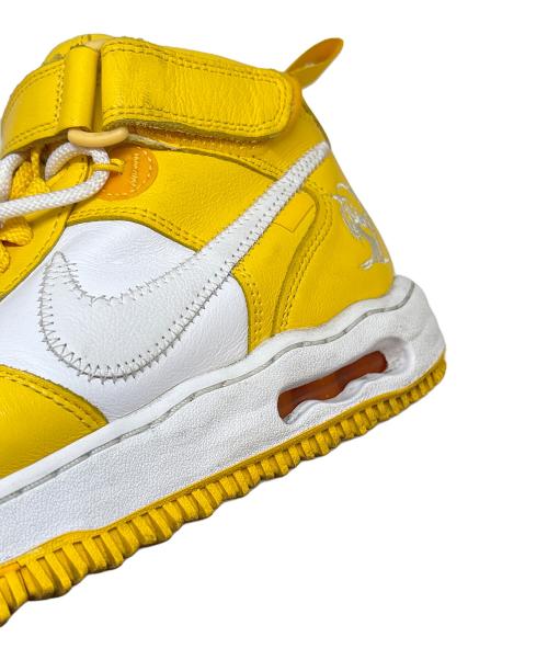 NIKE（ナイキ）NIKE (ナイキ) OFFWHITE (オフホワイト) ミッドカットスニーカー ホワイト×イエロー サイズ:US 8の古着・服飾アイテム