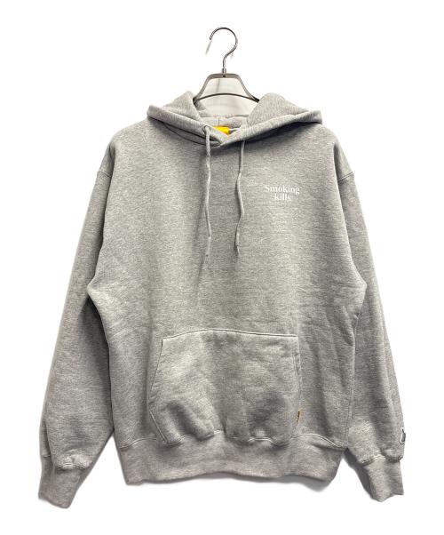 #FR2（エフアールツー）#FR2 (エフアールツー) パーカー/Smoking Kills グレー サイズ:Lの古着・服飾アイテム