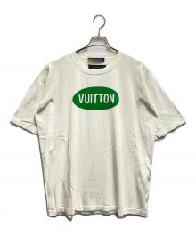 LOUIS VUITTON（ルイ ヴィトン）の古着「半袖カットソー / RM221 JS5 HMN81W」｜ホワイト×グリーン