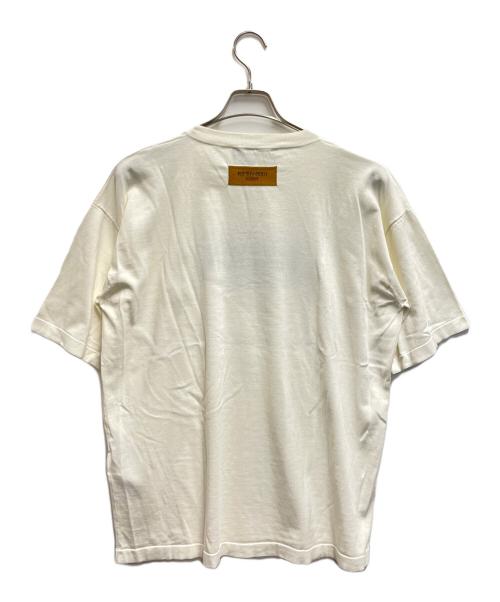 LOUIS VUITTON（ルイ ヴィトン）LOUIS VUITTON (ルイ ヴィトン) 半袖カットソー / RM221 JS5 HMN81W ホワイト×グリーン サイズ:XLの古着・服飾アイテム